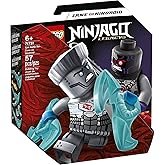 LEGO NINJAGO Epic Battle Set – Zane vs. Nindroid 71731 Building Kit; Ninja Toy Playset Featuring a Spinning Battle Toy, New 2021 (56 Pieces)