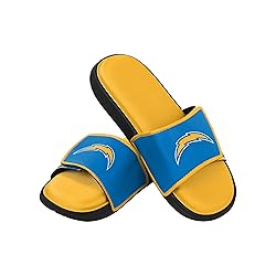 FOCO Los Angeles Chargers NFL Mens Foam Sport Slide