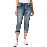 WallFlower Womens Feisty Curvy 23.5'' Crop Low-Rise Insta Stretch Juniors