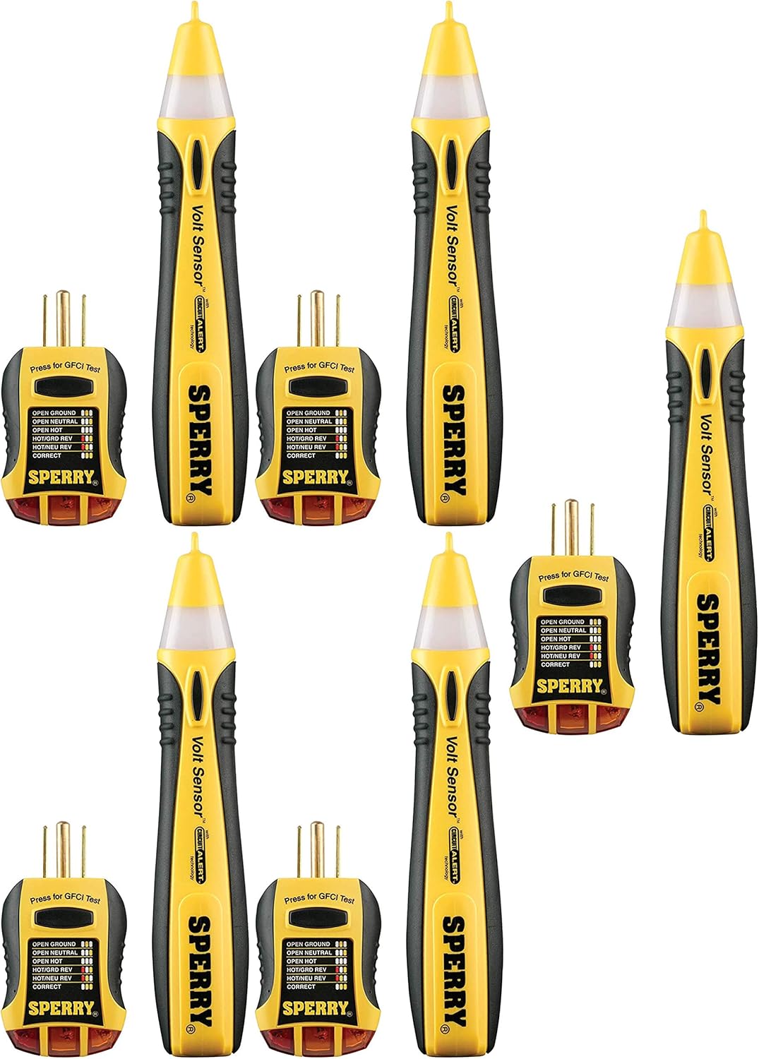 Sperry Instruments STK001 NonContact Voltage Tester (VD6504) & GFCI Outlet/Receptacle Tester