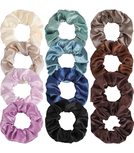 Spoiled Child White Satin Hair Scrunchie Spoiledchild White Scrunchie | eBay main image 4