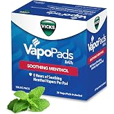 Vicks VapoPads with Original Menthol Formula, 20-Pack, Box Color May Vary | Vapor Pads Refill for Vicks Humidifiers and Steam Inhalers, Scent Pads for Congestion Relief