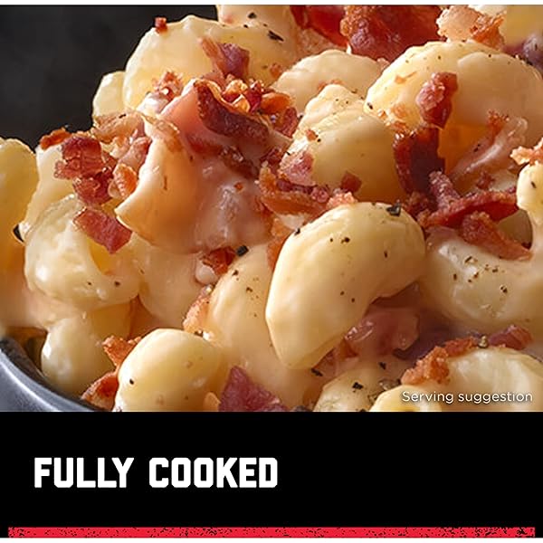 HORMEL BLACK LABEL SNACKS POUCH – CHOPPED BACON, FULLY COOKED BACON, SNACK BAGS, 3.5 OZ POUCH