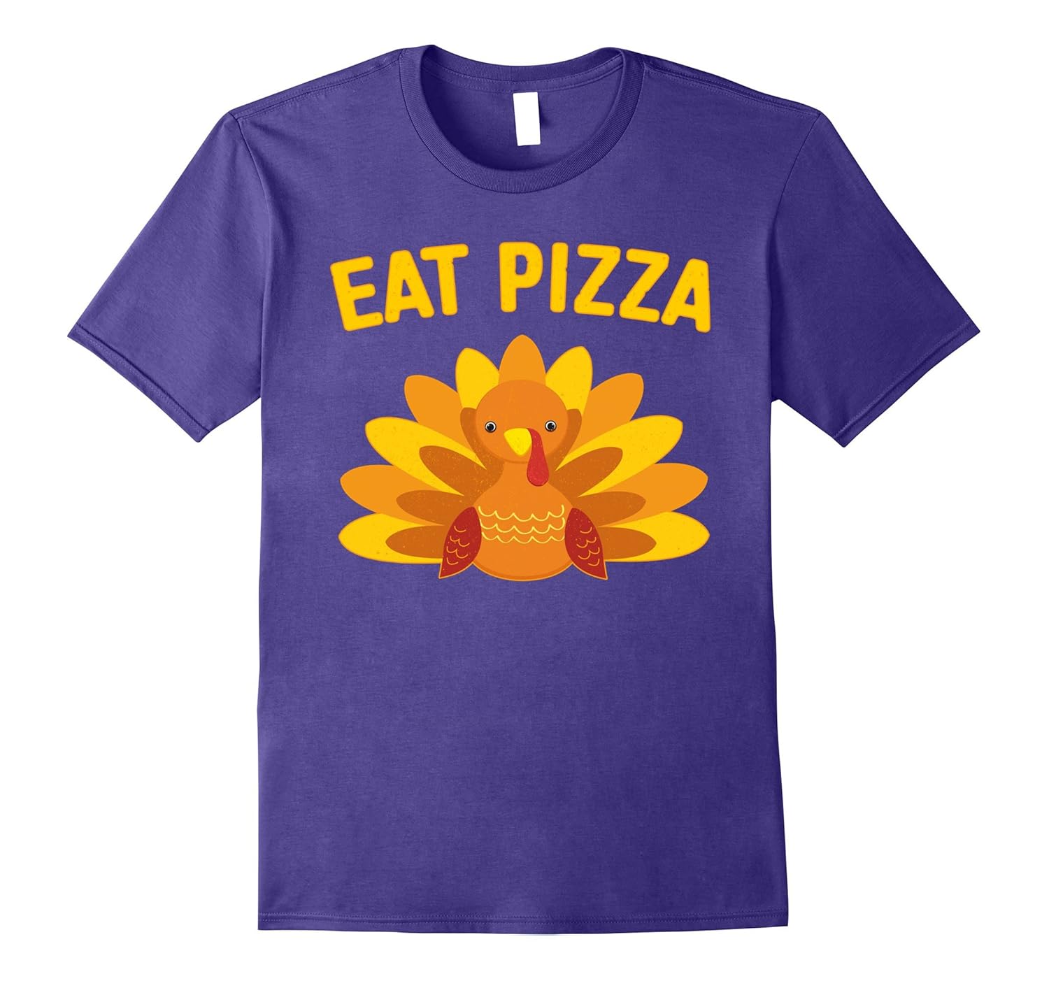 Eat Pizza T-Shirt Funny Thanksgiving Day Gift Shirt-Rose