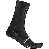 CASTELLI Men’s Espresso 18 Sock, Moisture Wicking Performance Cycling Apparel Sock for Road & Gravel Biking