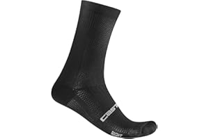 CASTELLI Men’s Espresso 18 Sock, Moisture Wicking Performance Cycling Apparel Sock for Road & Gravel Biking