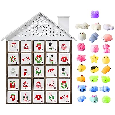 M MINGLE Wooden Christmas Advent Calendar for Kids Ireland Ubuy