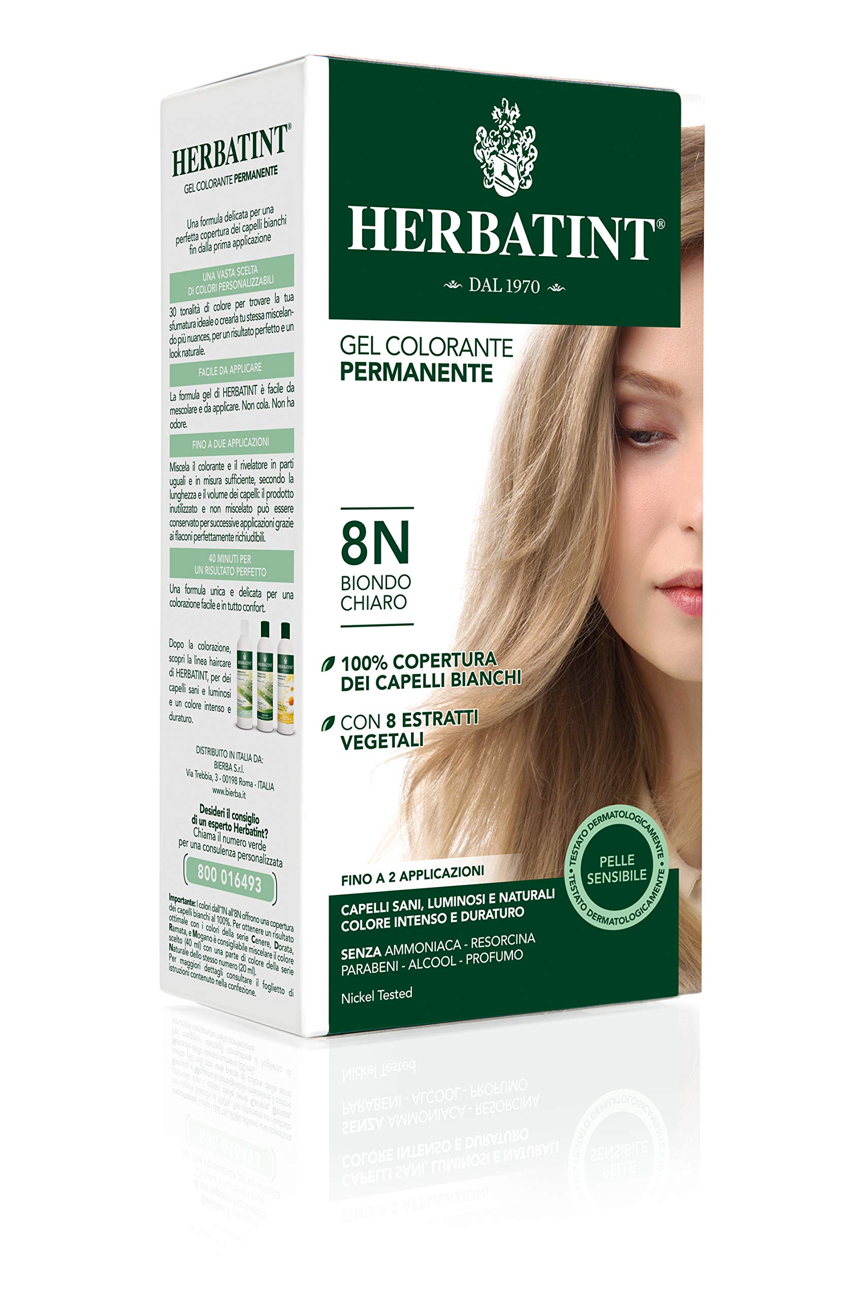 Herbatint | Hair Dye 8N Light Blonde