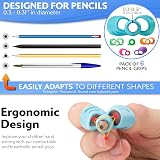 Stylo 6 Pack Pencil Grips Multicolor Assorted For Left Right Handed Kids view 2