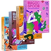 Magic Spoon High Protein Cereal Variety 4 Pack - Keto &amp; Gluten Free | Fruity, Cocoa, Frosted, Peanut Butter, Cinnamon Crunch &amp; Maple Waffle
