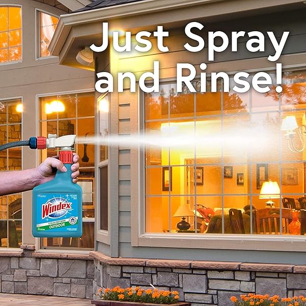 WINDEX OUTDOOR GLASS & PATIO CLEANER, 32OZ