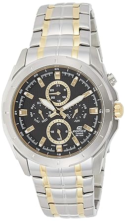 Edifice Chronograph Black Dial Men's Watch - EF-328SG-1AVDF (ED377)