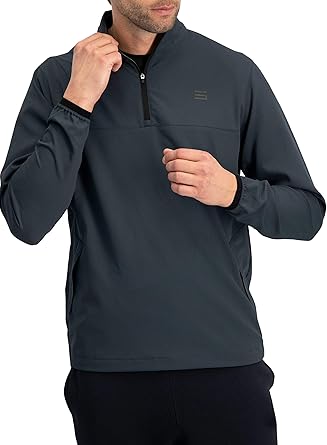 mens golf pullover windbreaker