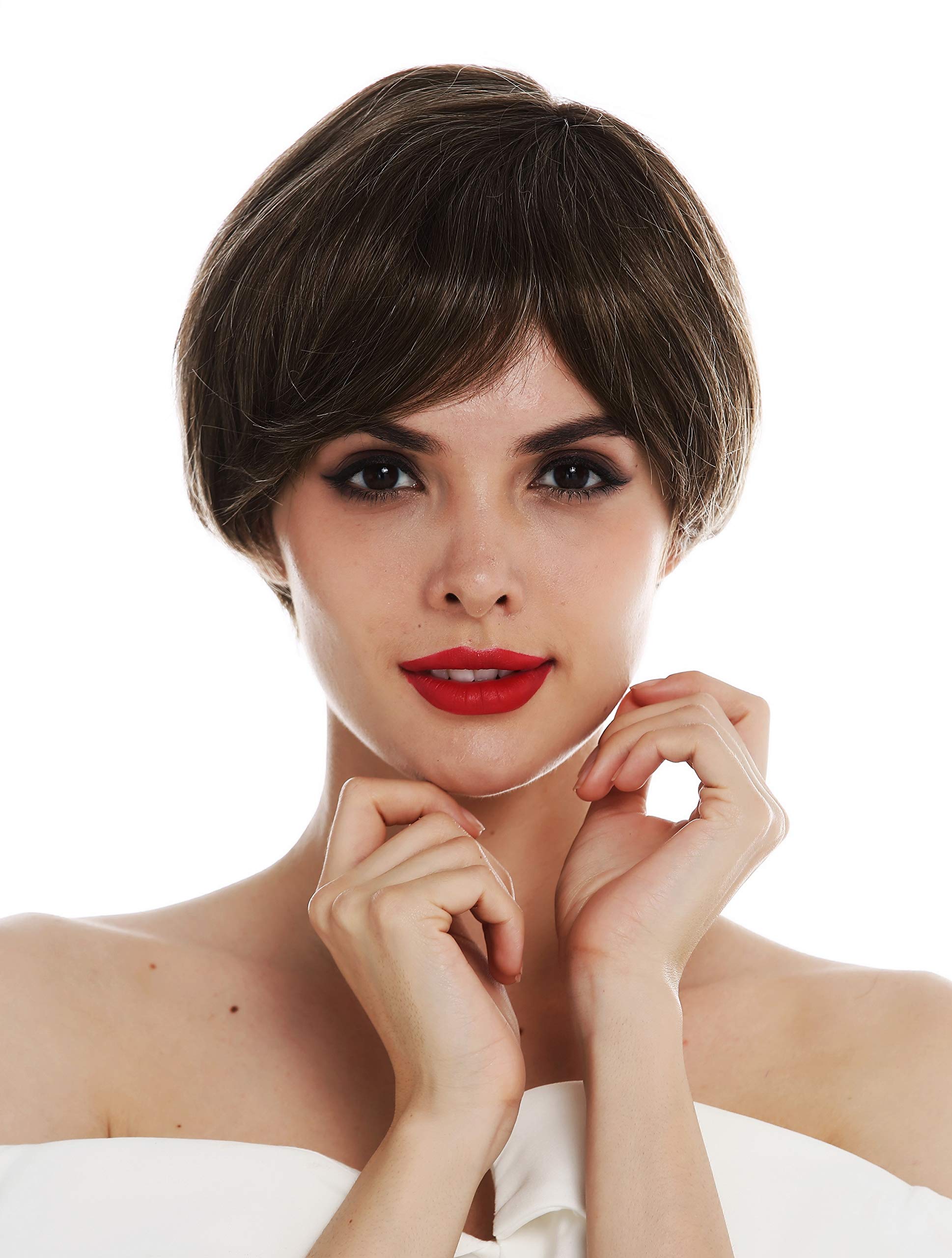 WIG ME UP - CST-MT-12/26 wig women's wig monofilament hand made shirt brown blonde highlights