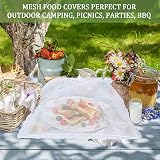 DDSHUN 6 Pack Food Cover Mesh Umbrella Tents 14x14 inch Fly Mosquito Net view 8