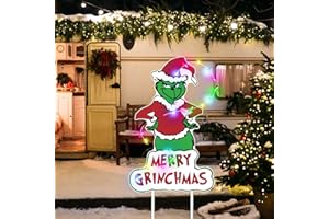 DENYLO PRO Christmas Yard Sign Decoration Christmas Garden Stake Xmas Outdoor Patio Yard Lawn Signs for Xmas Lawn Garden Decoration