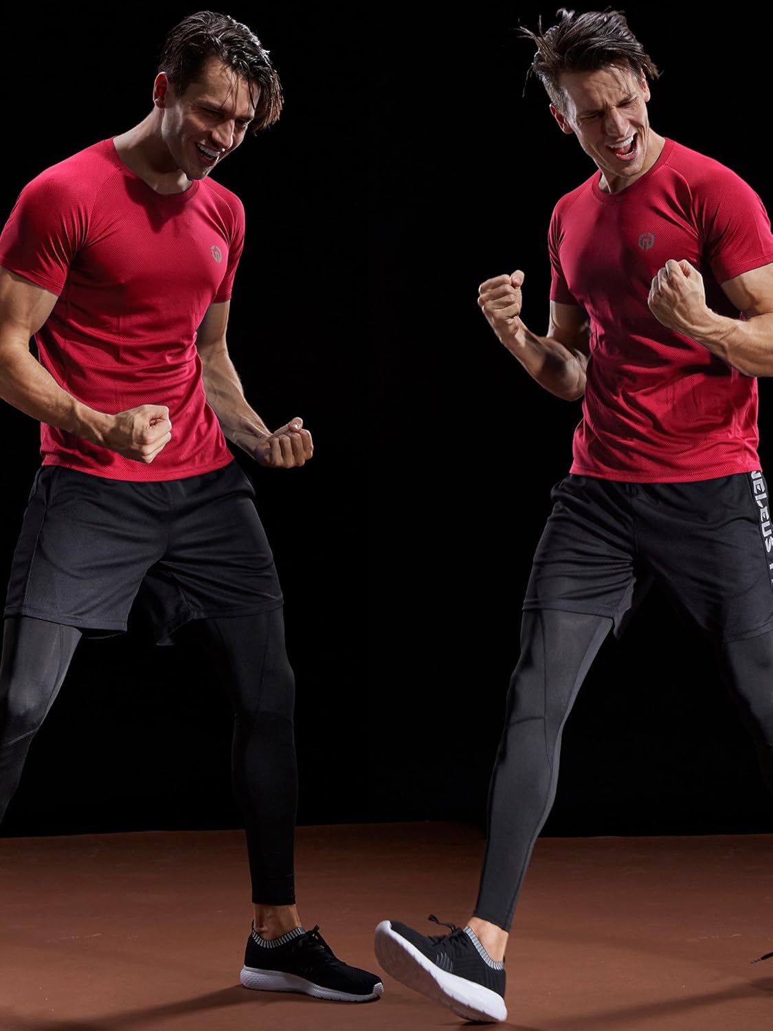Neleus Men's Dry Fit Mesh Athletic Shirts at  Men’s Clothing store