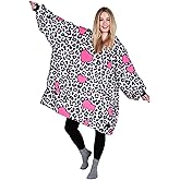 Catalonia Oversized Blanket Hoodie Sweatshirt, Comfortable Wearable Sherpa Pullover,Gift for Her