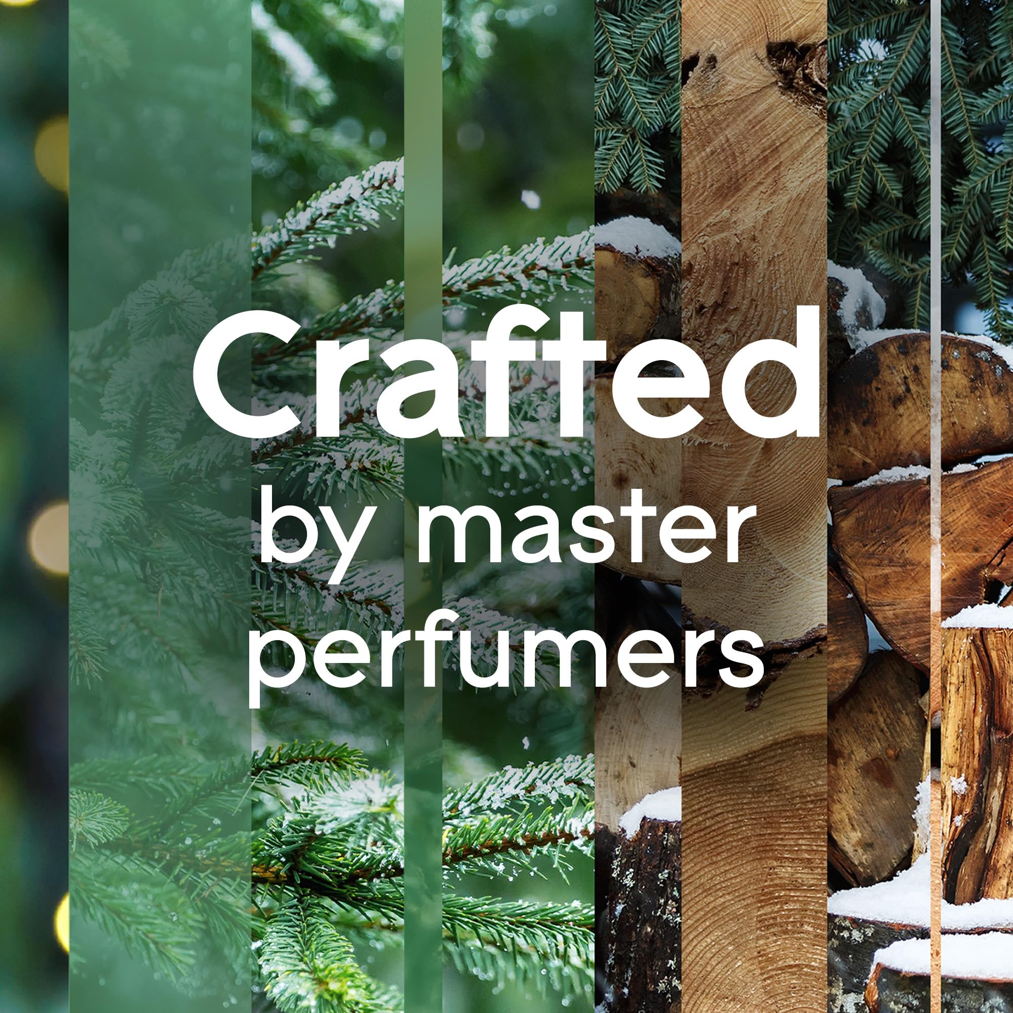 Candle Twinkling Pine & Cedar, Fragrance Candle Infused with Essential Oils, Air Freshener Candle, Limited Edition Scent, 3-Wick Candle, 6.8 Oz, 3 Count