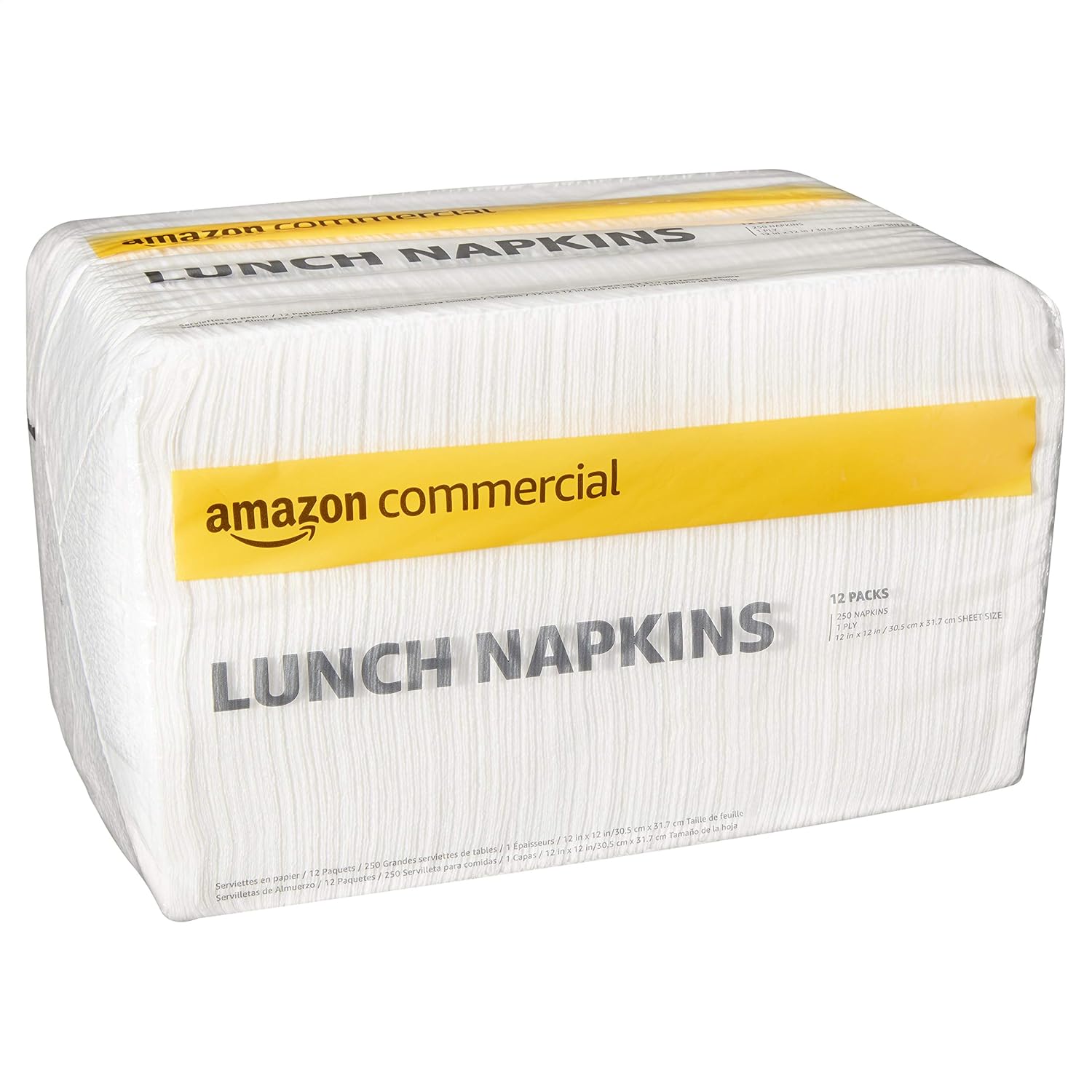 Commercial Lunch Napkins, 250 Napkins per Pack, 12 Packs: Industrial & Scientific