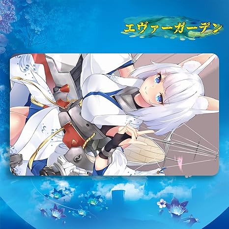 Amazon エヴァーガーデン アニメ Azur Lane アズールレーン アズレン かが 加賀 カードゲームプレイマット 遊戯王 プレイマット 収納ケース付き Tcg万能 萌え カード枠なし 60cm 35cm 0 5cm トレカ 通販