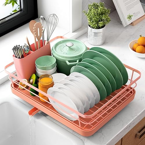 Amazon Dish Drying Rack Reviews Tier Dish Drying Rack With Cutlery