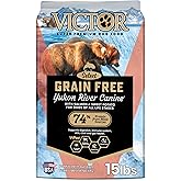 VICTOR Super Premium Dog Food – Grain Free Yukon River Canine – Supports Immune & Digestive Health for Dogs of All Life Stages – High Protein Dry Dog Food for All Normally Active Dogs, 15 lb