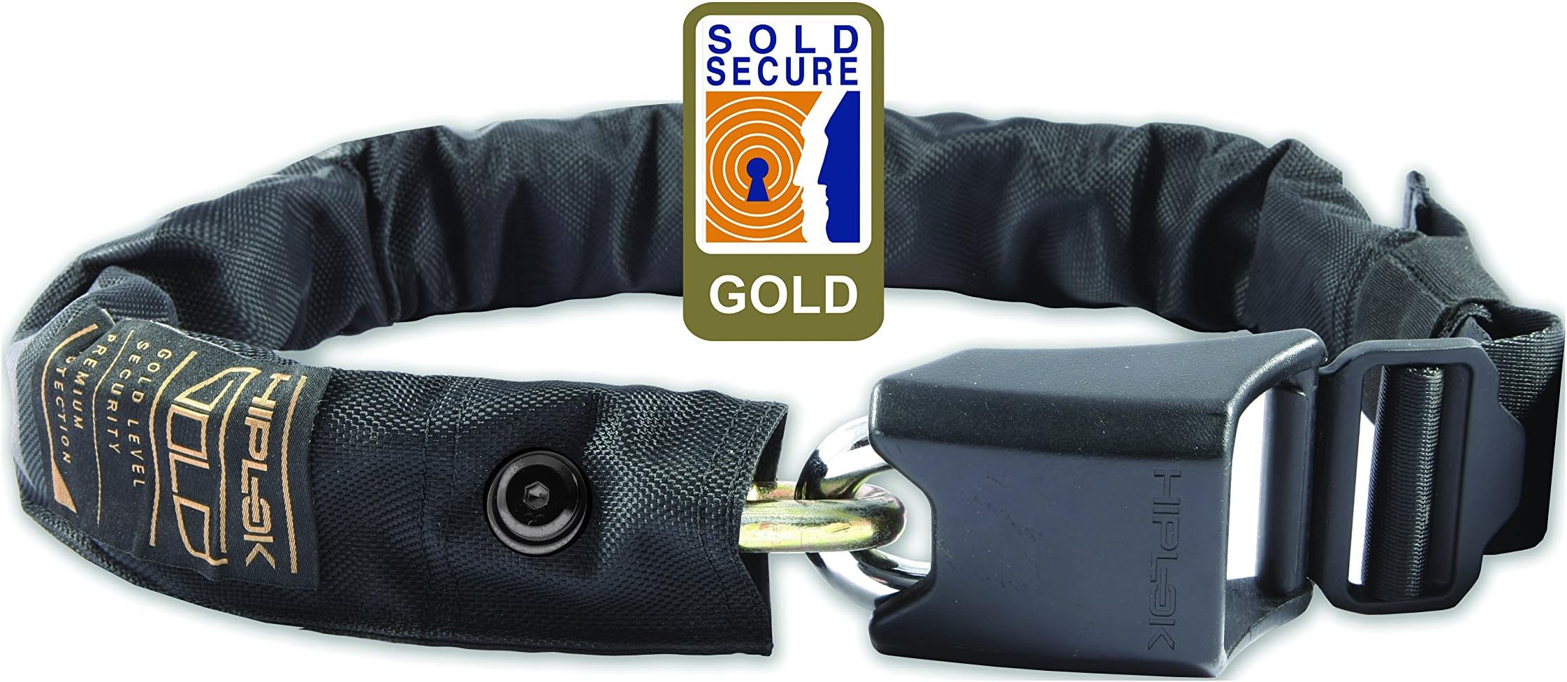 Hiplok GOLD: Sold Secure Rated Wearable Chain Bicycle Lock