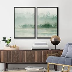 MUDECOR Framed Canvas Print Wall Art Set Monochrome