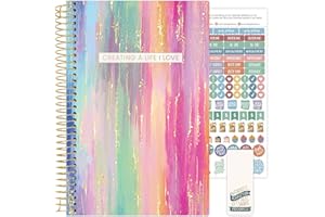 bloom daily planners 2025 Calendar Year Day Planner (January 2025 - December 2025) - 5.5” x 8.25” - Weekly/Monthly Agenda Organizer Book with Stickers & Bookmark - Creating A Life I Love
