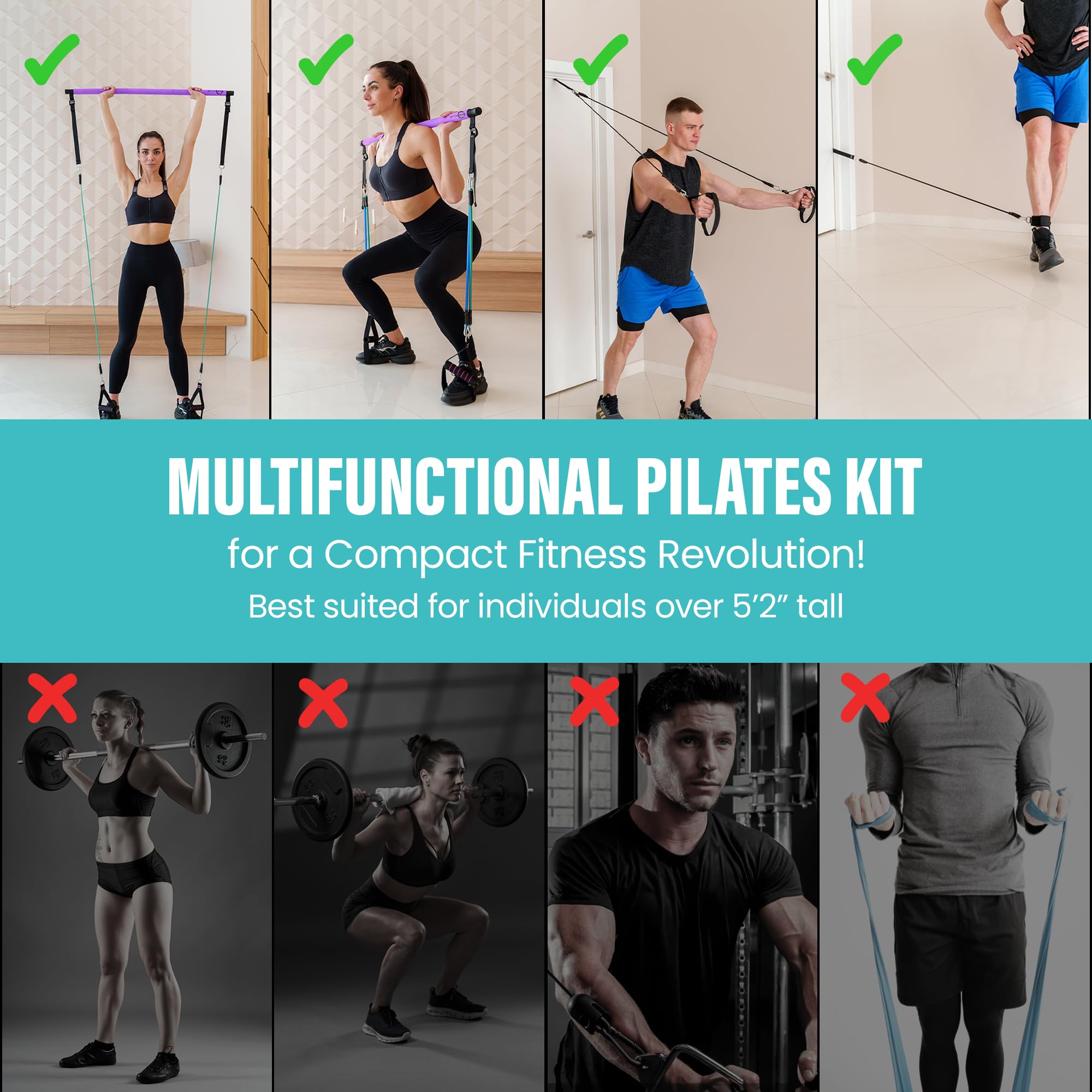 Portable Pilates Bar Kit