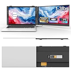 domyfan 14" Laptop Screen Extender, Ultra-Thin