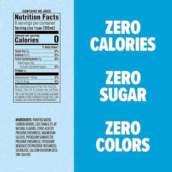 SPLASH REFRESHER SPARKLING WATER, ROCKET FREEZE – 8-PACK, 12 FL OZ CANS – FLAVORED CARBONATED SELTZER WATER WITH ELECTROLYTES, ZERO SUGAR & ZERO CALORIES