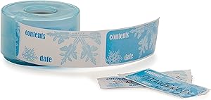 RSVP Freezer Labels with Dispenser, 100-count