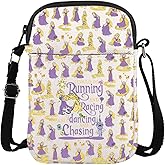 TGBJE Pricess With Long Hair Crossbody Bag Princess Fan Gifts Cartoon Movie Merchandise Messenger Bags Fairy Tale Inspired Gift (Dancing chasing CB)