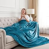 Moonlight20015 Fleece Throw Blanket 400 GSM Teal 130x150 cm view 3