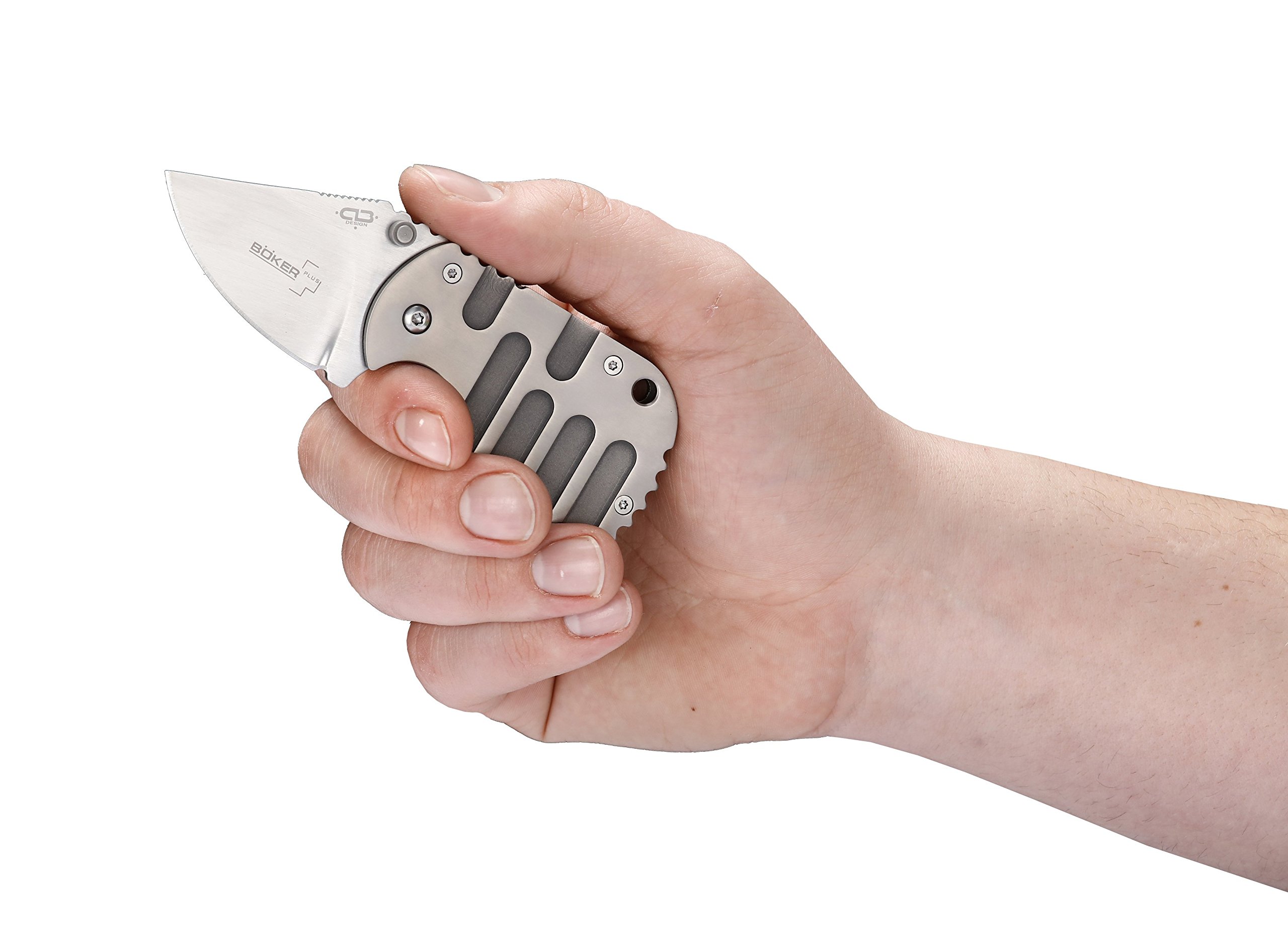 Boker-Plus-01BO605-CLB-Subcom-Titan-VG-10-Folding-Knife-with-1-78-in-Straight-Edge-Blade-Titanium
