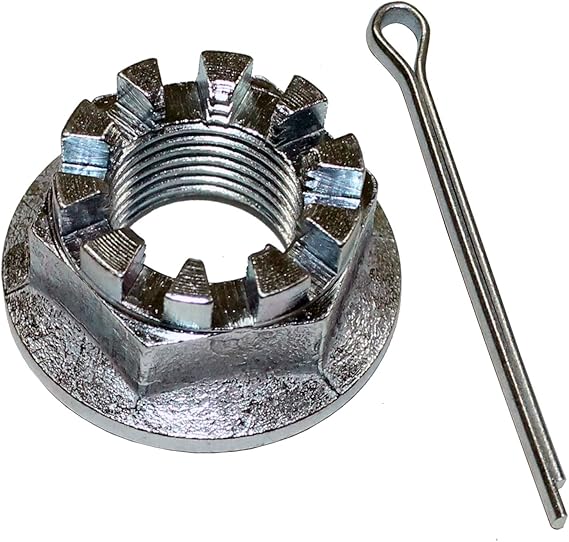 Caltric Rear Axel Castle Nut & Pin Compatible With Honda