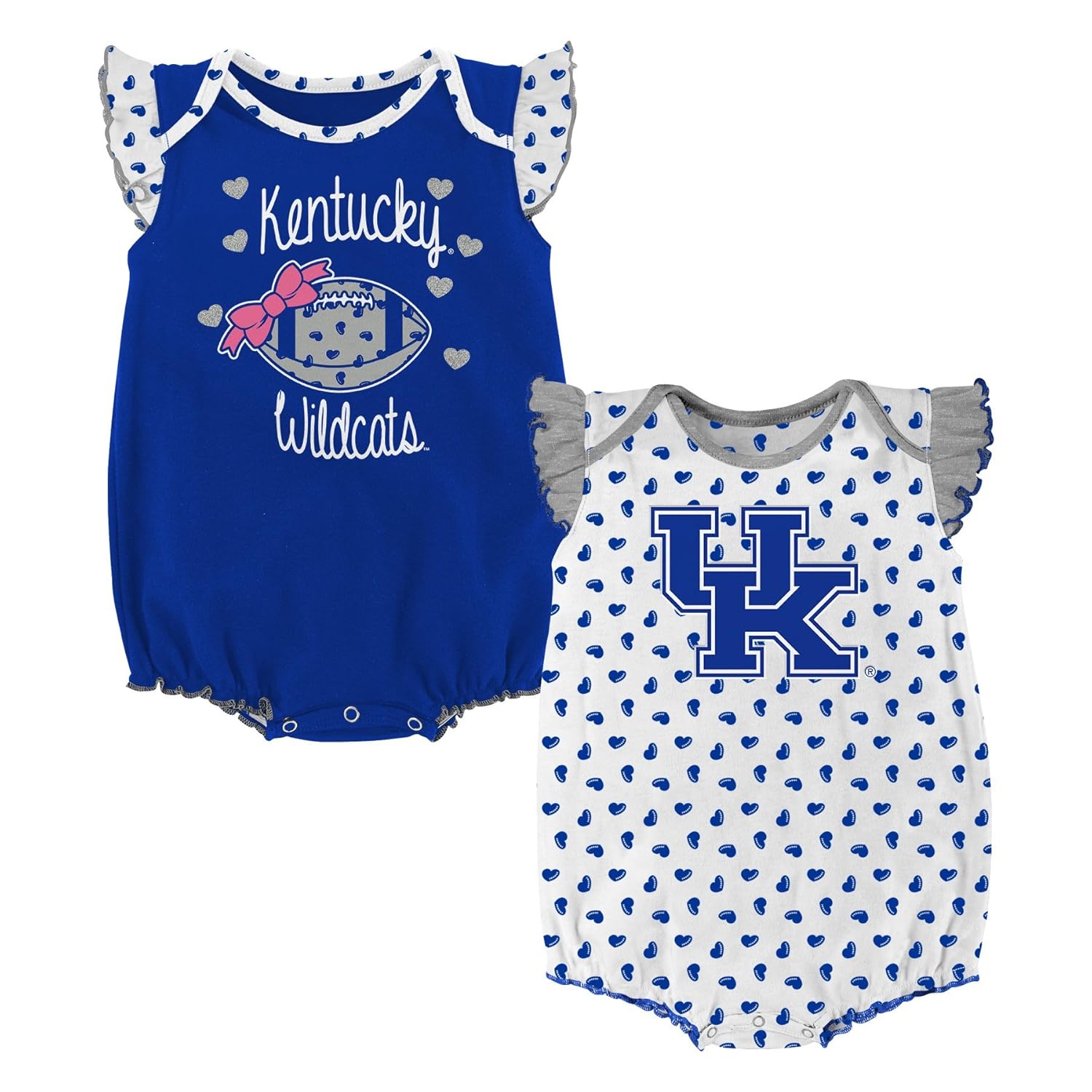 NCAA by Outerstuff NCAA boys Heart Fan 2 Piece Onesie Set