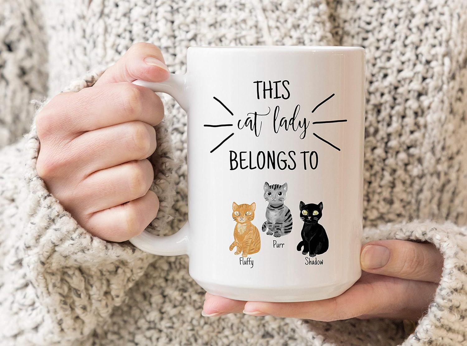 BEST LUCKY Personalized MugCustom cat Mug