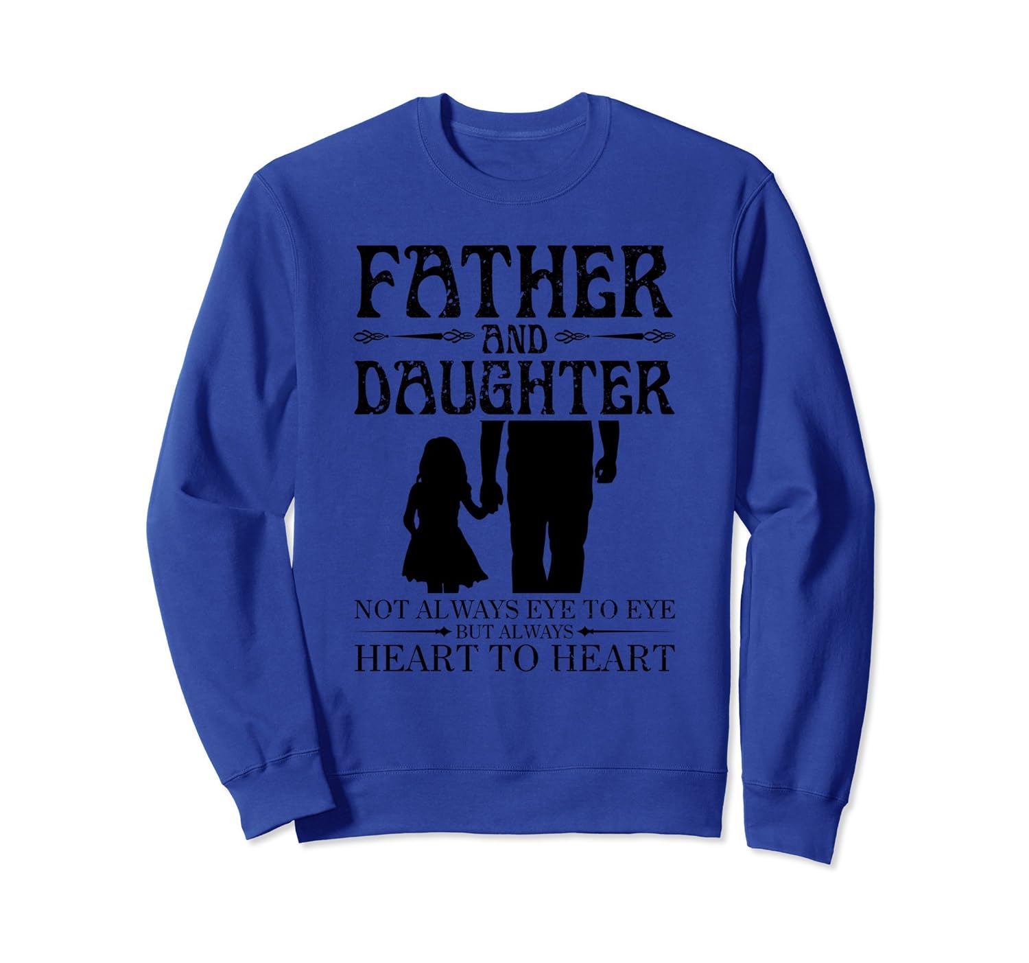 Father Daughter Hand Held Sweatshirt-anz
