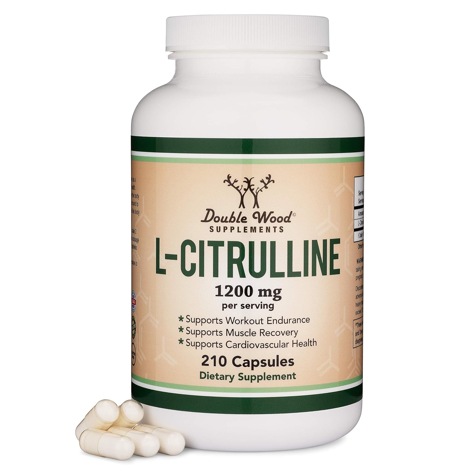 L Citrulline Capsules 1,200mg Per Serving, 210 Count (LCitrulline