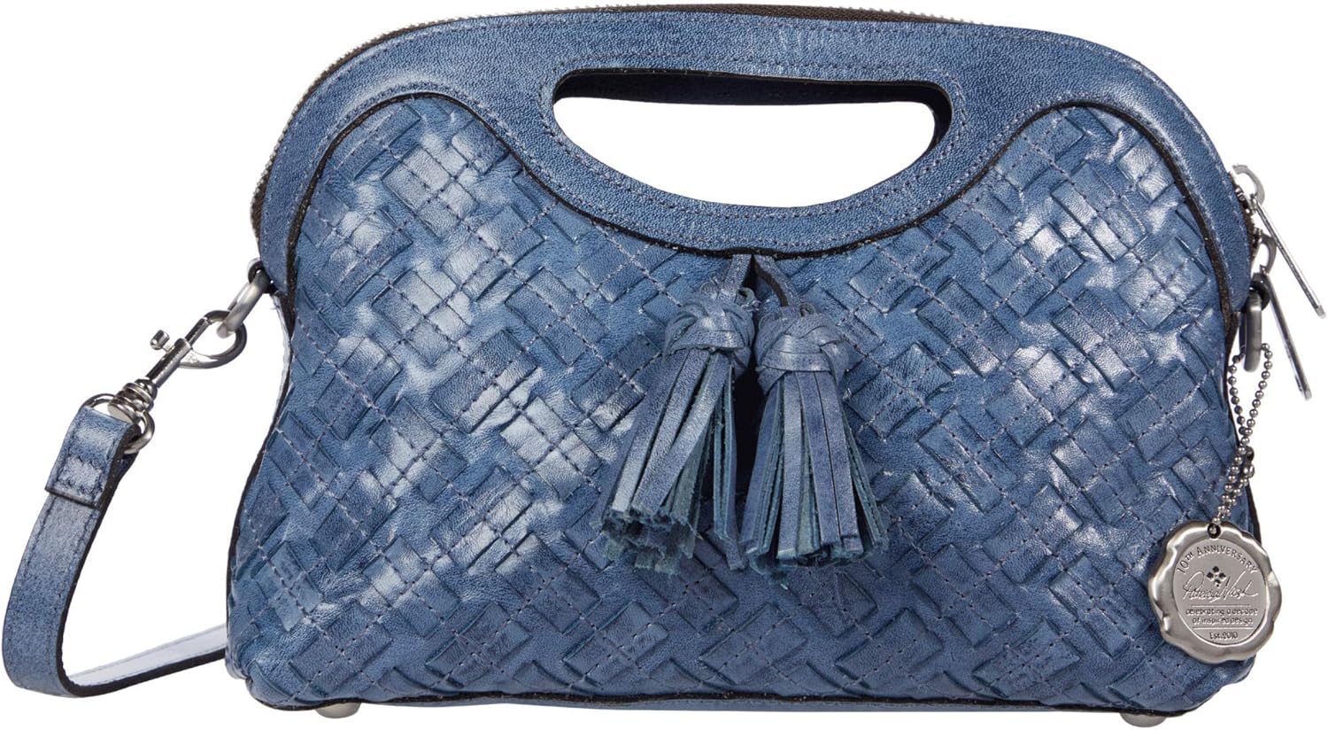 Patricia Nash Sora Shoulder Bag Safflower Blue One Size Handbags