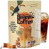 Beanio Caramel Protein Iced Coffee – Instant Collagen Coffee with High CGA for Energy & Focus – Sugar-Free, Dairy-Free, Lactose-Free, Keto & Fasting Friendly – 100mg Caffeine – 15 Servings