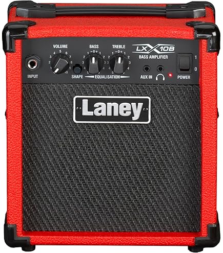Amazon.com: Laney LX15B-RED Electric Bass Combo Amplifer : Musical