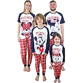 Disney Womens Pajamas Minnie Mouse White LARGE