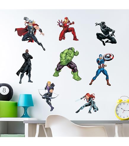 Adesivo Murale Spider-Man Marvel 50x70 Cm – Decorazione Cameretta Bambini, Rimovibile E Ri Posizionabile