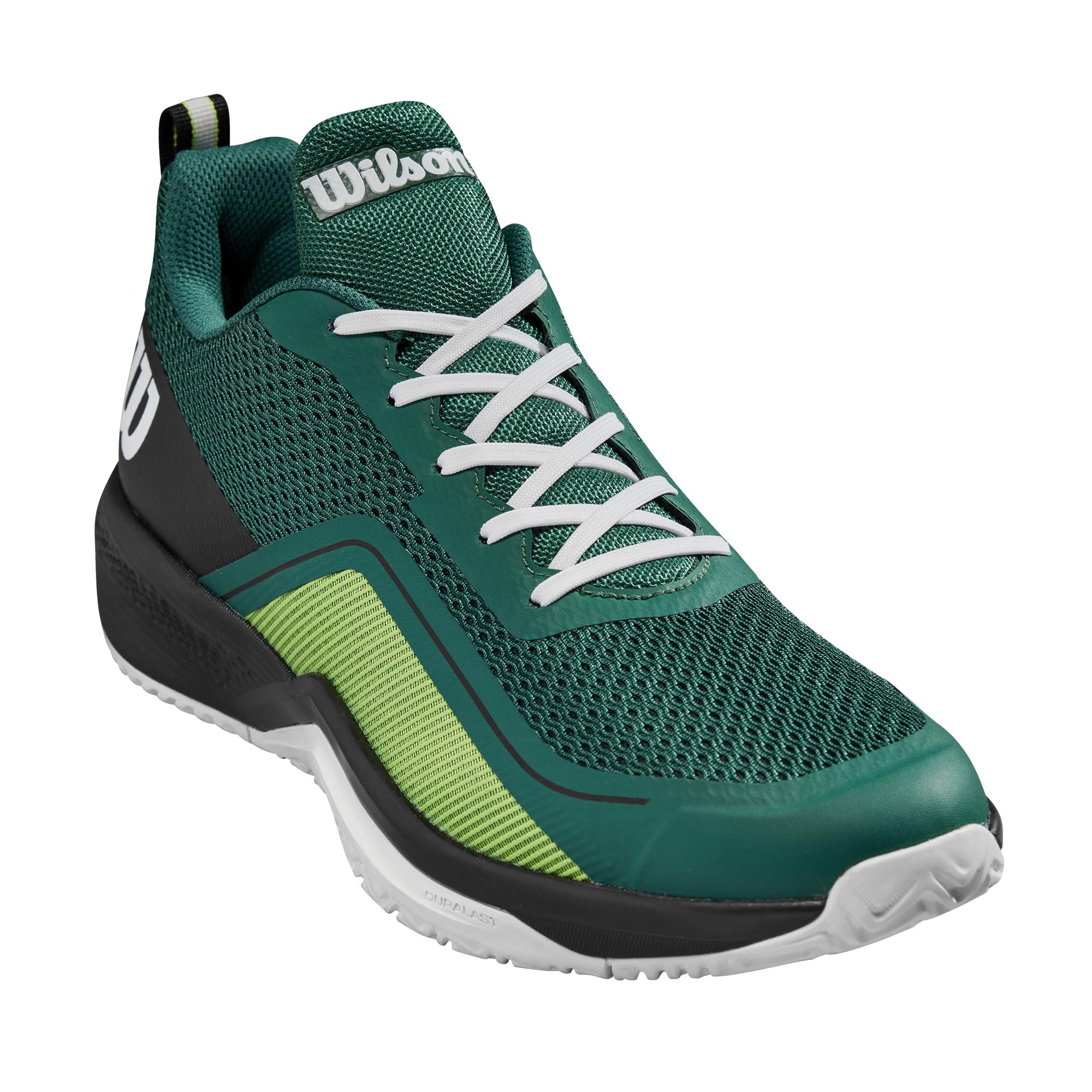 Wilson Rush Pro Lite Men’s Tennis Shoe, Evergreen/Black/White, Size 14