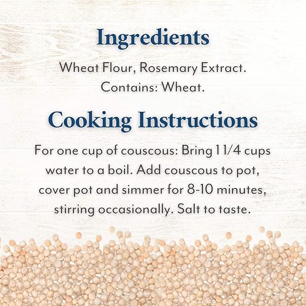 ROLAND FOODS ISRAELI COUSCOUS TOASTED PASTA, SPECIALTY IMPORTED FOOD, 5 POUND BAG, PACK OF 1