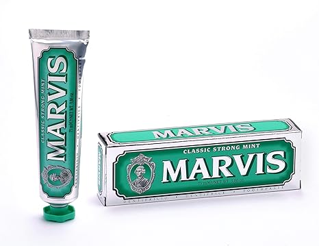 Amazon Co Jp Marvis マービス クラッシック ストロング ミント 歯みがき粉 75ml ラグジュアリービューティー